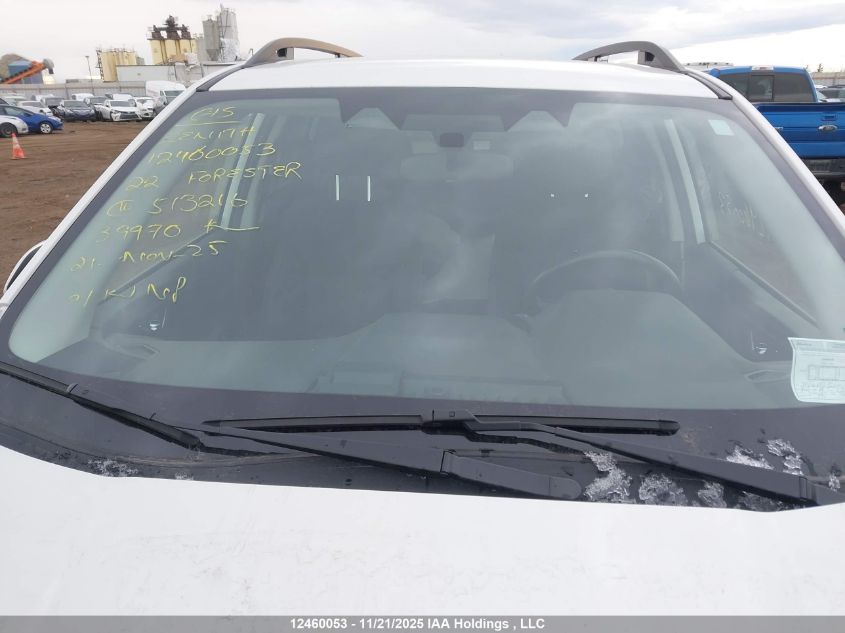 2022 Subaru Forester Convenience VIN: JF2SKEDC2NH513216 Lot: 12460053