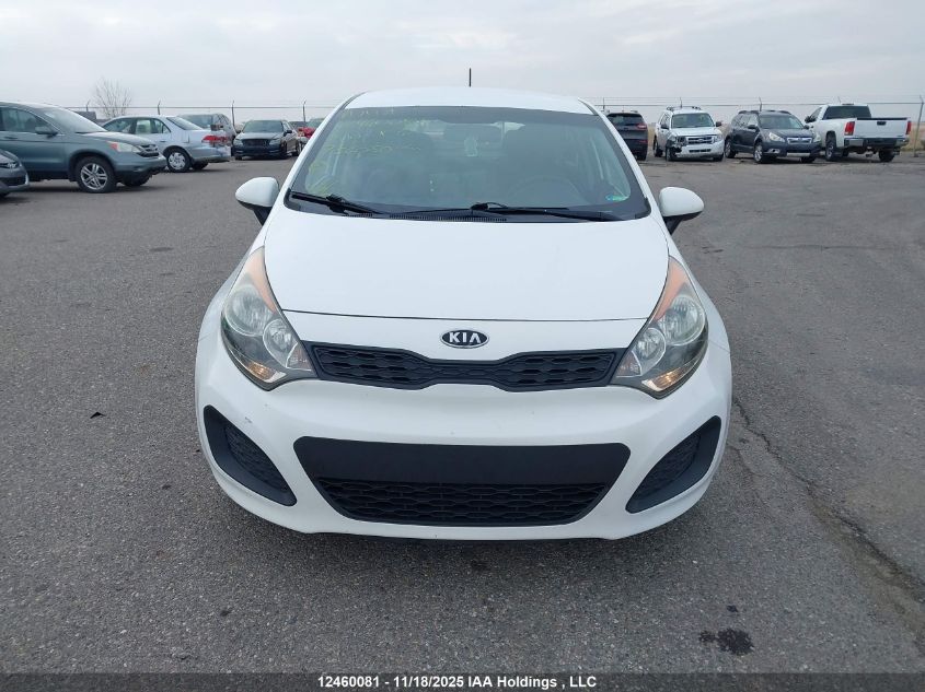 2012 Kia Rio Lx VIN: KNADM5A36C6736080 Lot: 12460081
