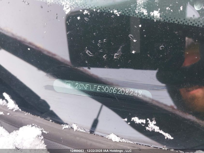 2016 Chevrolet Equinox 1Lt VIN: 2GNFLFE30G6208248 Lot: 12460083