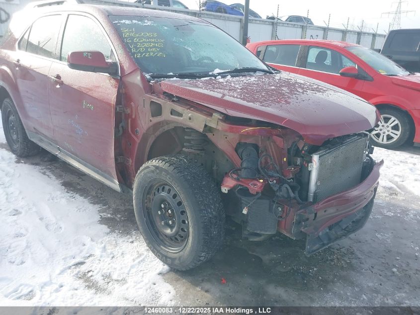 2016 Chevrolet Equinox 1Lt VIN: 2GNFLFE30G6208248 Lot: 12460083