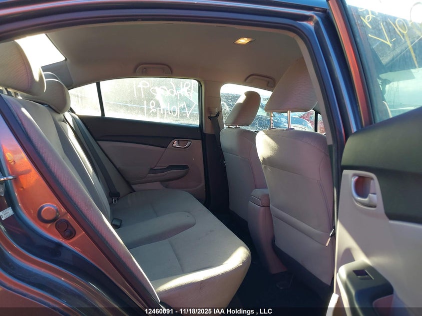 2013 Honda Civic Lx VIN: 2HGFB2F49DH104421 Lot: 12460091