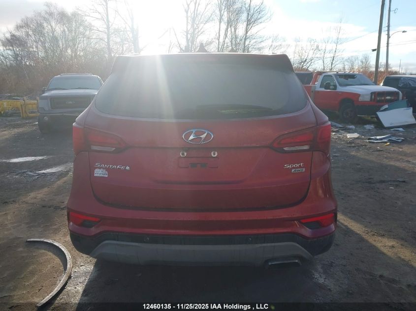 2018 Hyundai Santa Fe Sport VIN: 5XYZUDLBXJG546333 Lot: 12460135