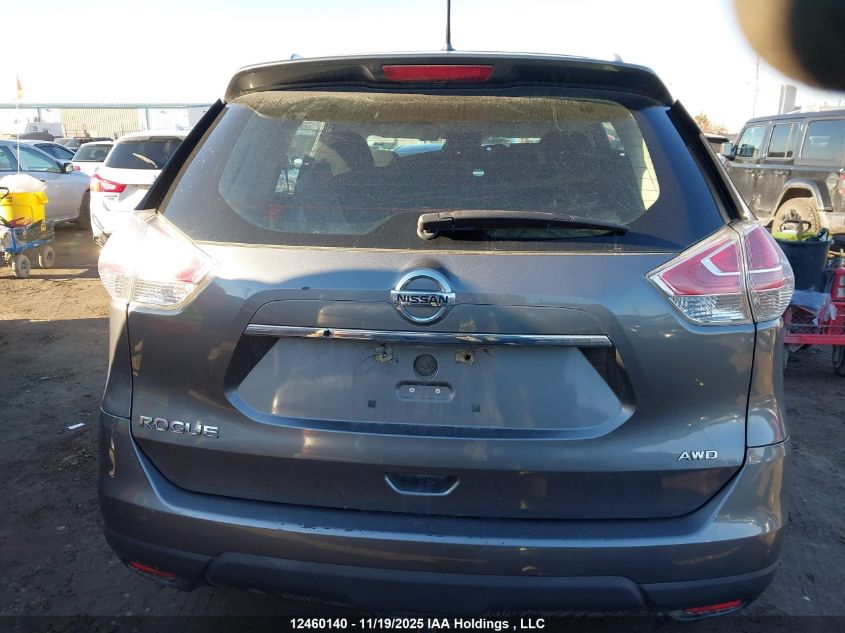 2016 Nissan Rogue S/Sl Premium/Sv VIN: 5N1AT2MV9GC808137 Lot: 12460140