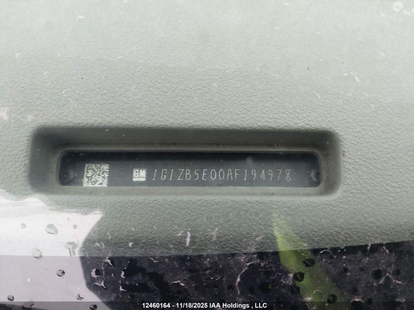 2010 Chevrolet Malibu Ls VIN: 1G1ZB5E00AF194978 Lot: 12460164