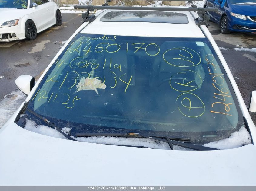 2014 Toyota Corolla L/Le/Le Pls/Prm/S/S Pls VIN: 2T1BURHE2EC133034 Lot: 12460170