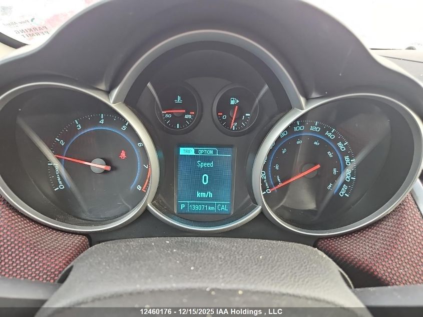 2014 Chevrolet Cruze Lt VIN: 1G1PC5SB1E7185099 Lot: 12460176