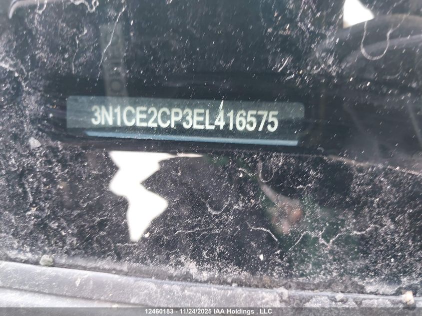 2014 Nissan Versa Note S/S Plus/Sv/Sl VIN: 3N1CE2CP3EL416575 Lot: 12460183