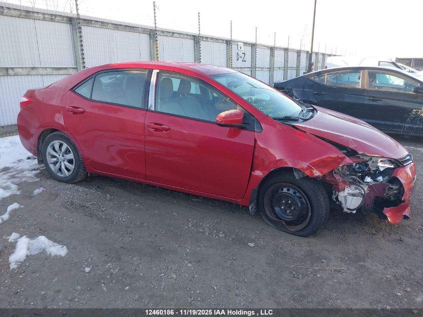 2016 Toyota Corolla Le VIN: 2T1BURHE9GC684550 Lot: 12460186