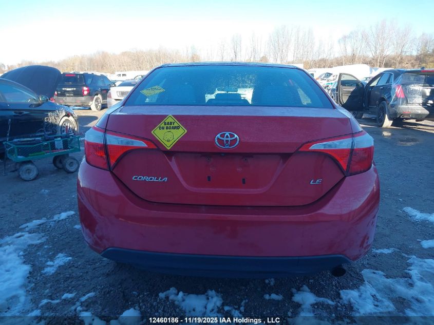 2016 Toyota Corolla Le VIN: 2T1BURHE9GC684550 Lot: 12460186