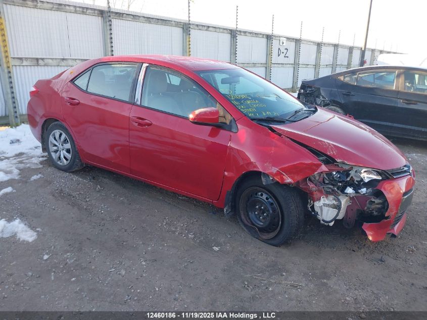 2016 Toyota Corolla Le VIN: 2T1BURHE9GC684550 Lot: 12460186