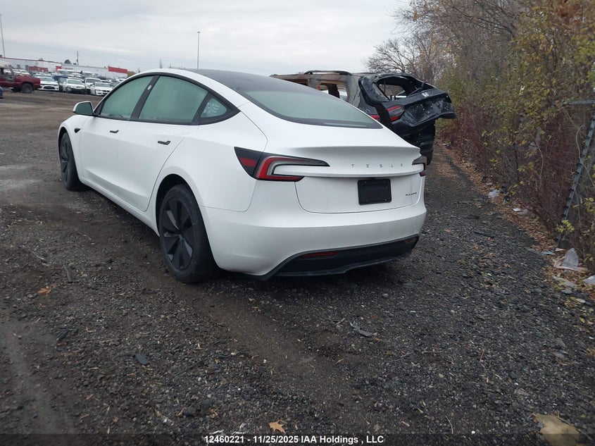 5YJ3E1EB3SF951649 2025 TESLA MODEL 3 photo no. 3