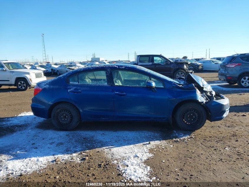 2012 Honda Civic Exl VIN: 2HGFB2F93CH029712 Lot: 12460230