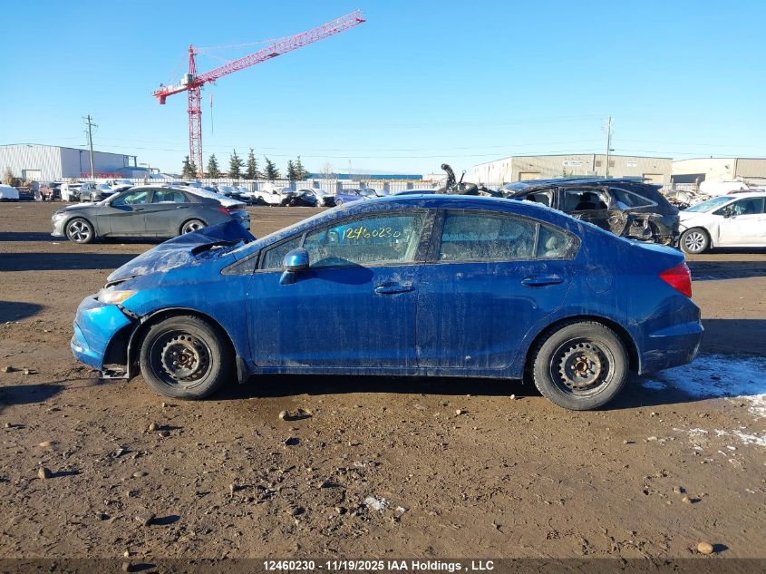 2012 Honda Civic Exl VIN: 2HGFB2F93CH029712 Lot: 12460230