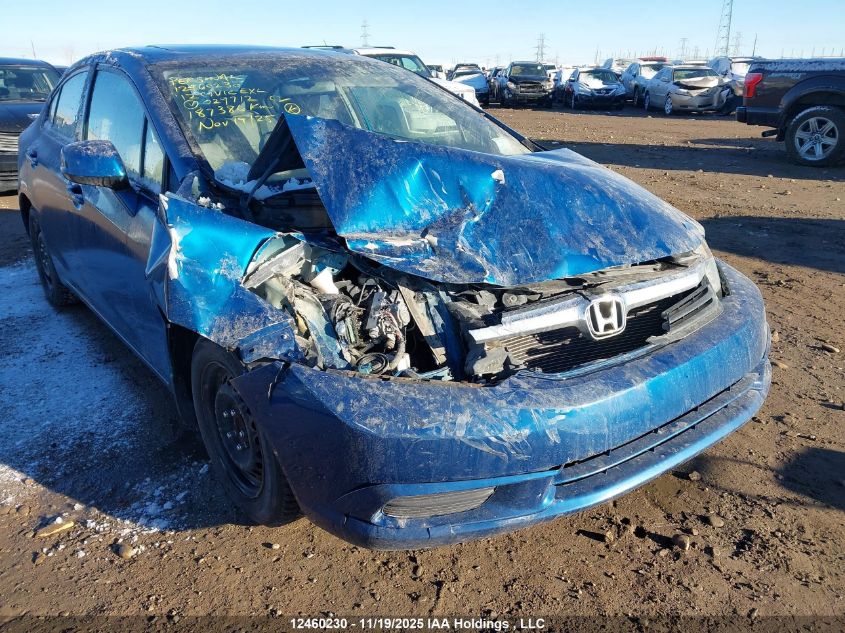 2012 Honda Civic Exl VIN: 2HGFB2F93CH029712 Lot: 12460230