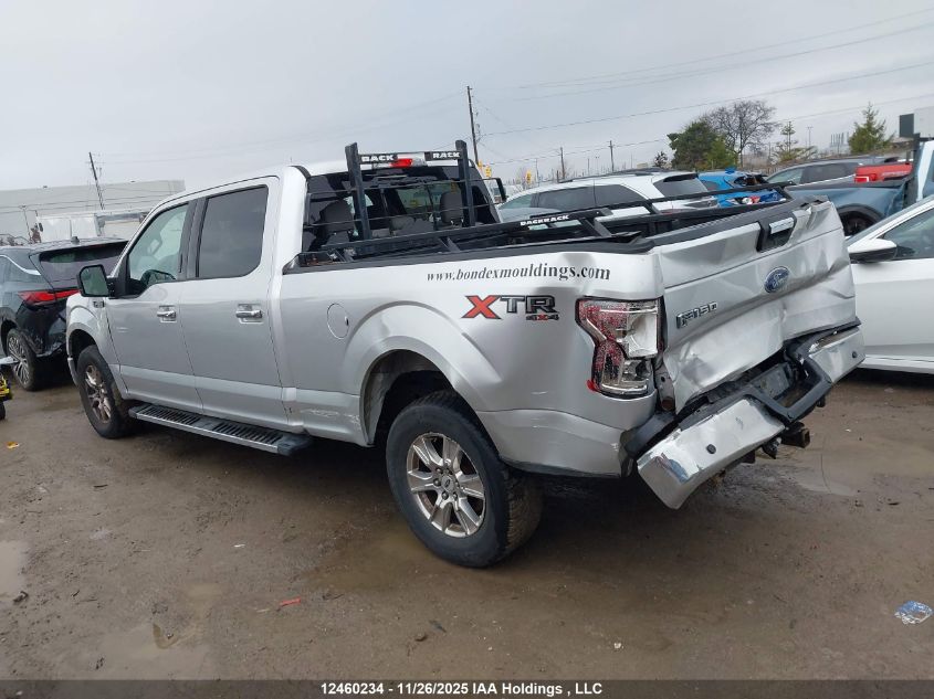2017 Ford F150 Supercrew VIN: 1FTFW1EF6HFA61695 Lot: 12460234