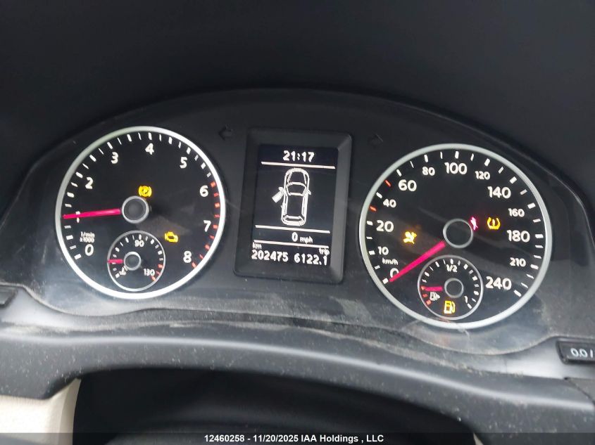 2013 Volkswagen Tiguan VIN: WVGKV3AX1DW582308 Lot: 12460258