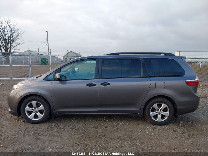 2017 Toyota Sienna VIN: 5TDZZ3DC8HS799442 Lot: 12460268