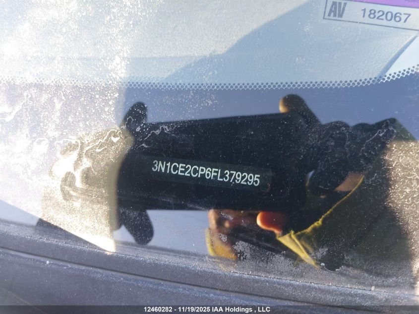 2015 Nissan Versa Note S/S Plus/Sv/Sl/Sr VIN: 3N1CE2CP6FL379295 Lot: 12460282