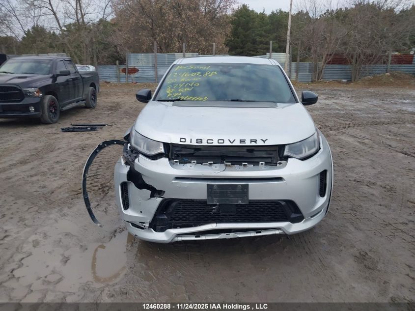 2020 Land Rover Discovery Sport Se R-Dynamic VIN: SALCL2FX7LH874140 Lot: 12460288