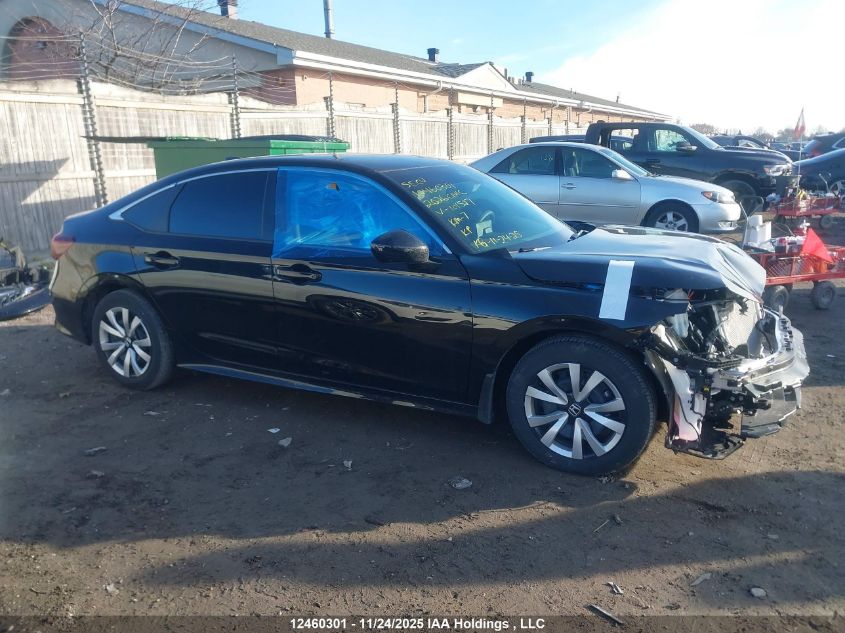 2026 Honda Civic Lx VIN: 2HGFE2F24TH101527 Lot: 12460301