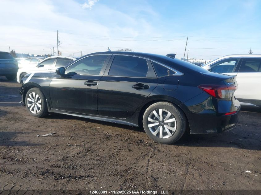 2026 Honda Civic Lx VIN: 2HGFE2F24TH101527 Lot: 12460301