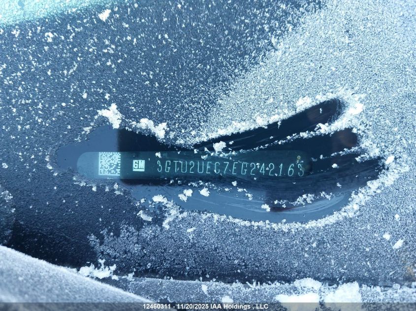 2014 GMC Sierra K1500 Sle VIN: 3GTU2UEC7EG242163 Lot: 12460311