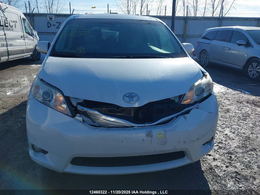2013 Toyota Sienna Xle/Limited VIN: 5TDYK3DC9DS286467 Lot: 12460322