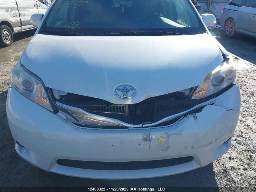 2013 Toyota Sienna Xle/Limited VIN: 5TDYK3DC9DS286467 Lot: 12460322
