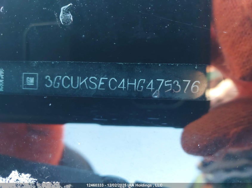 3GCUKSEC4HG475376 2017 CHEVROLET SILVERADO photo no. 9