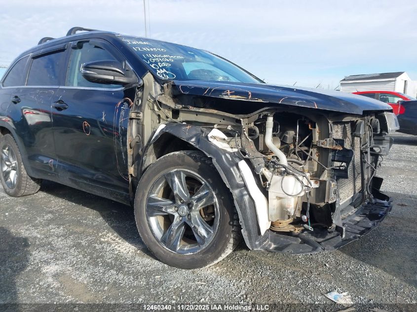 2014 Toyota Highlander Limited VIN: 5TDDKRFH1ES059060 Lot: 12460340