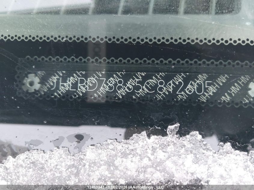 2005 Honda Cr-V VIN: JHLRD78865C812605 Lot: 12460343