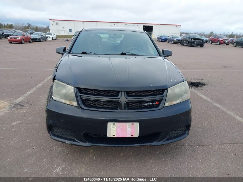 2013 Dodge Avenger Se VIN: 1C3CDZAB0DN772498 Lot: 12460349