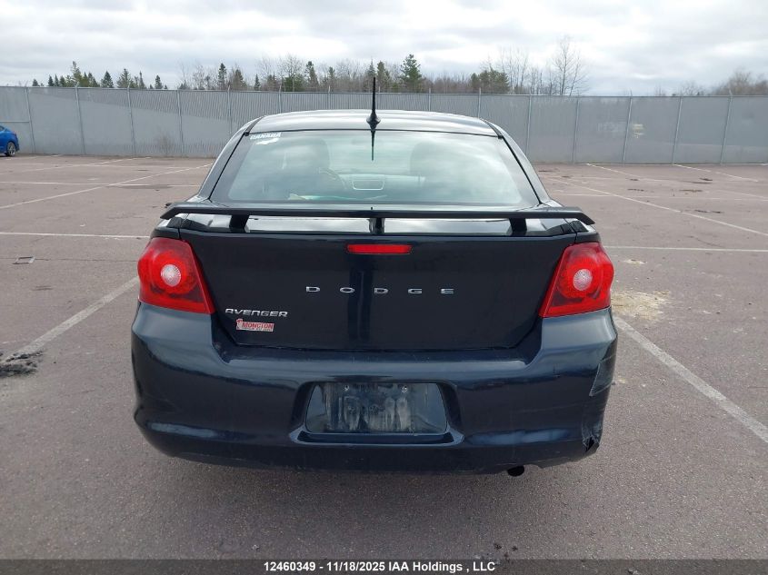 2013 Dodge Avenger Se VIN: 1C3CDZAB0DN772498 Lot: 12460349