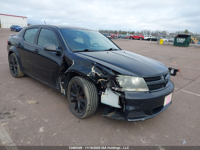2013 Dodge Avenger Se VIN: 1C3CDZAB0DN772498 Lot: 12460349