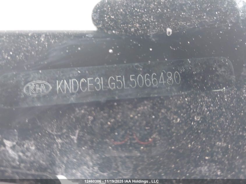 2020 Kia Niro Ex Premium VIN: KNDCE3LG5L5066480 Lot: 12460386