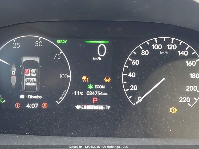 2025 Honda Cr-V Touring Hybrid VIN: 2HKRS6H91SH225007 Lot: 12460389