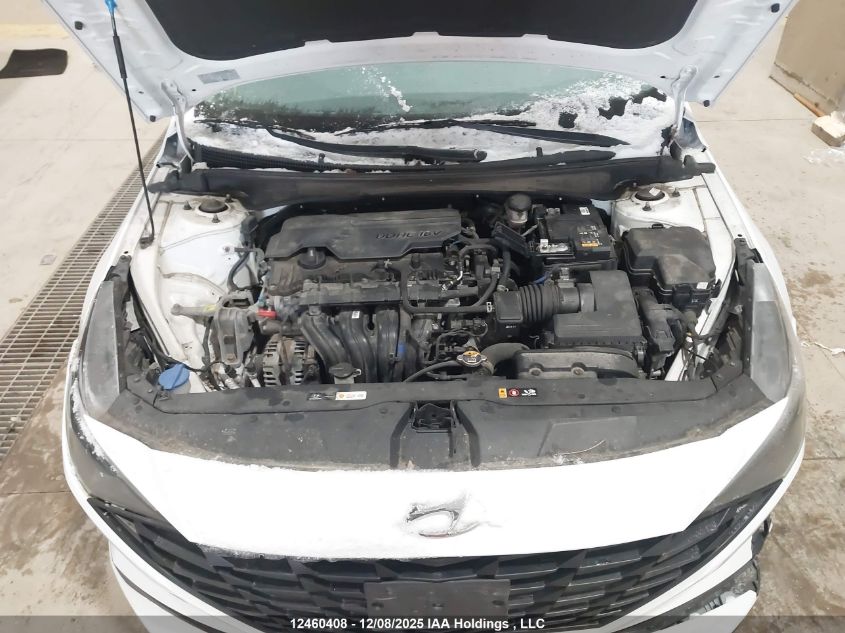 2022 Hyundai Elantra Sel VIN: KMHLM4AG0NU215152 Lot: 12460408