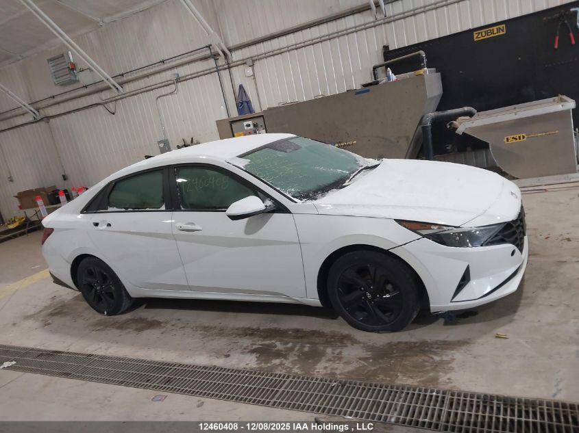 2022 Hyundai Elantra Sel VIN: KMHLM4AG0NU215152 Lot: 12460408