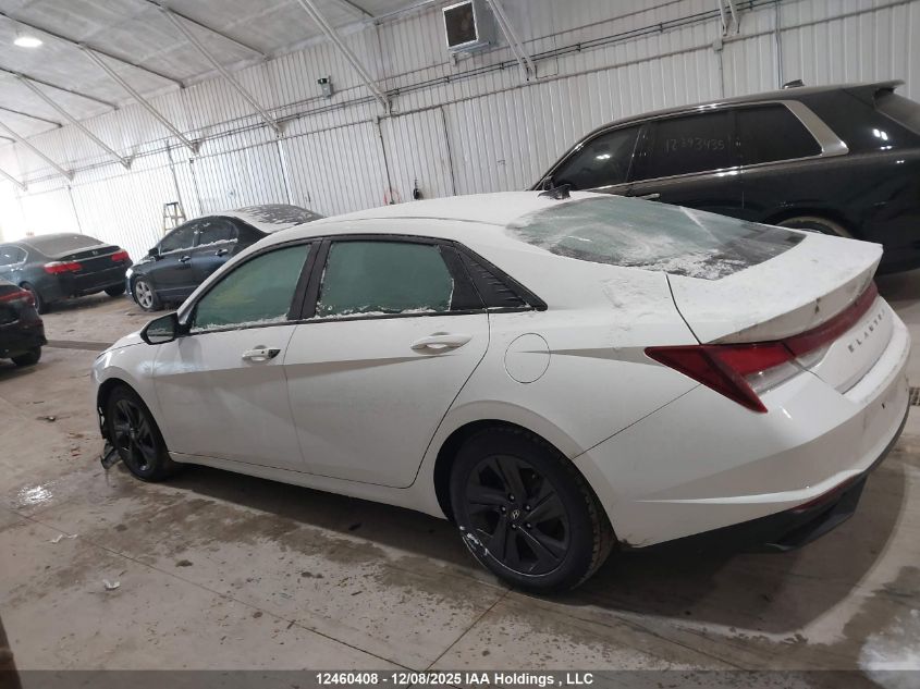 2022 Hyundai Elantra Sel VIN: KMHLM4AG0NU215152 Lot: 12460408