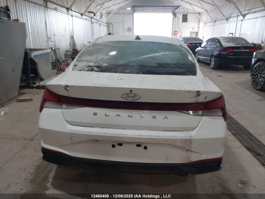 2022 Hyundai Elantra Sel VIN: KMHLM4AG0NU215152 Lot: 12460408