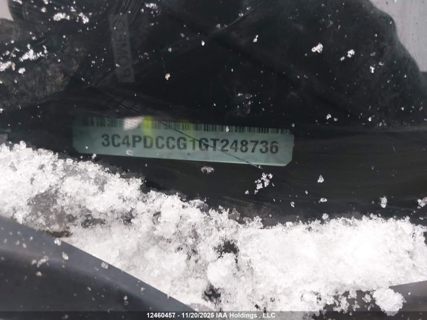 2016 Dodge Journey VIN: 3C4PDCCG1GT248736 Lot: 12460457