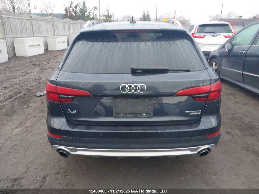 2017 Audi A4 Allroad Premium Plus VIN: WA18NAF4XHA142215 Lot: 12460465