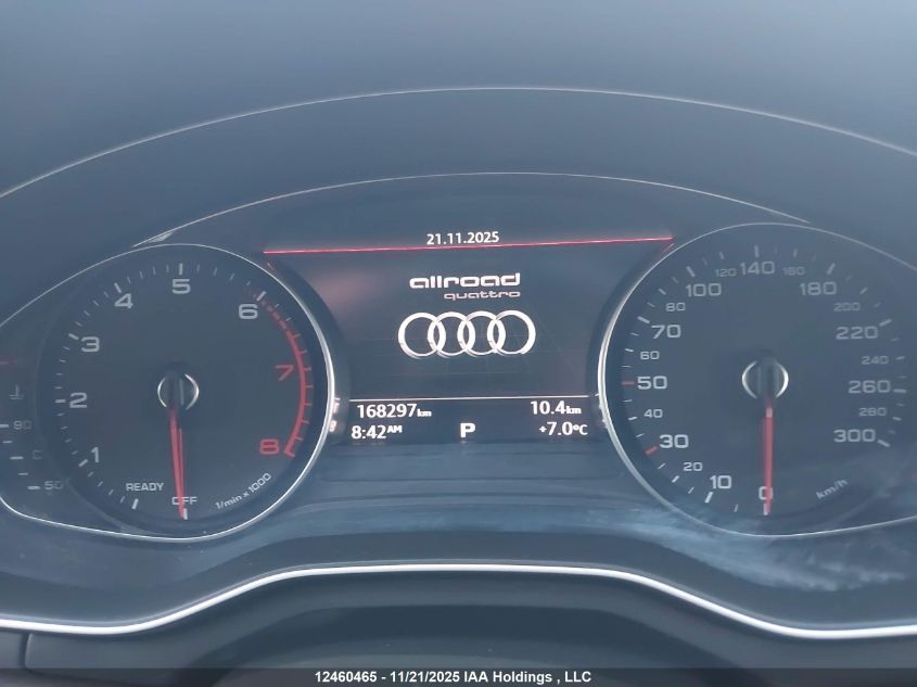 2017 Audi A4 Allroad Premium Plus VIN: WA18NAF4XHA142215 Lot: 12460465