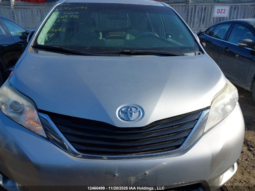 2014 Toyota Sienna Le 7 Passenger VIN: 5TDJK3DC7ES085735 Lot: 12460499