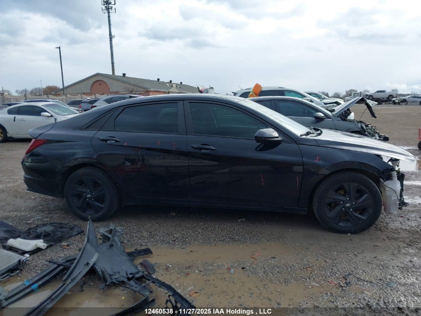 2021 Hyundai Elantra Preferred Ivt With Sun And Tech Package VIN: KMHLM4AGXMU076534 Lot: 12460538