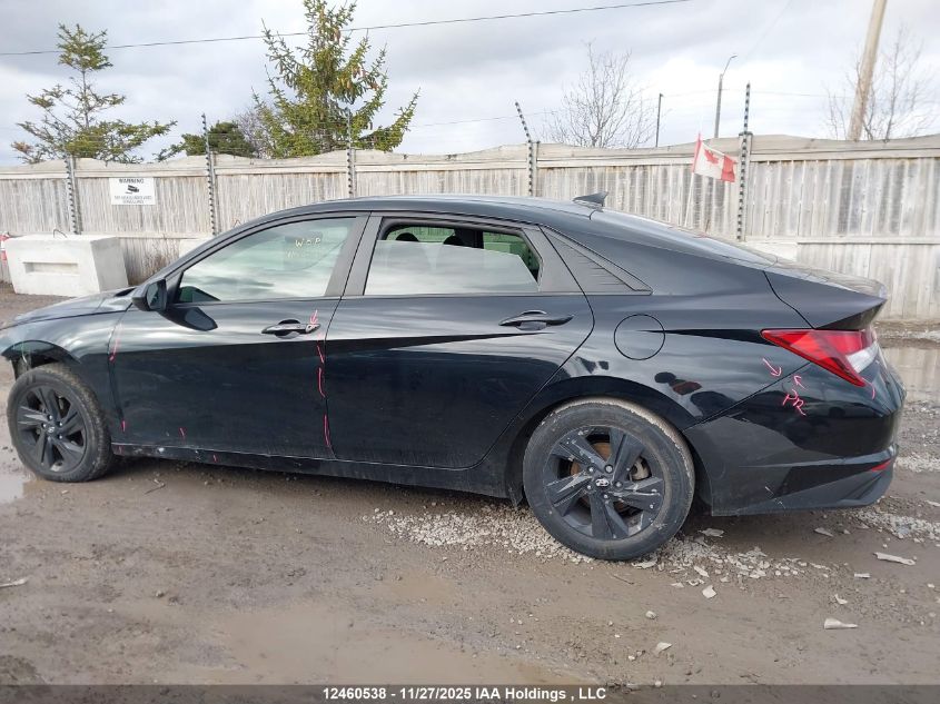 2021 Hyundai Elantra Preferred Ivt With Sun And Tech Package VIN: KMHLM4AGXMU076534 Lot: 12460538