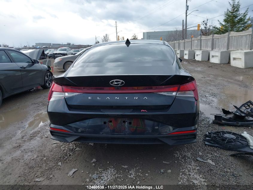 2021 Hyundai Elantra Preferred Ivt With Sun And Tech Package VIN: KMHLM4AGXMU076534 Lot: 12460538