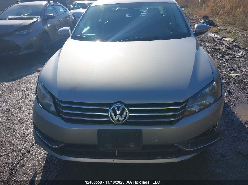 2012 Volkswagen Passat Se VIN: 1VWBH7A33CC061278 Lot: 12460559