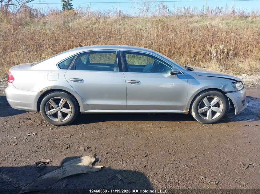 2012 Volkswagen Passat Se VIN: 1VWBH7A33CC061278 Lot: 12460559