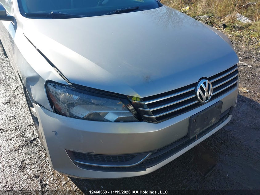 2012 Volkswagen Passat Se VIN: 1VWBH7A33CC061278 Lot: 12460559